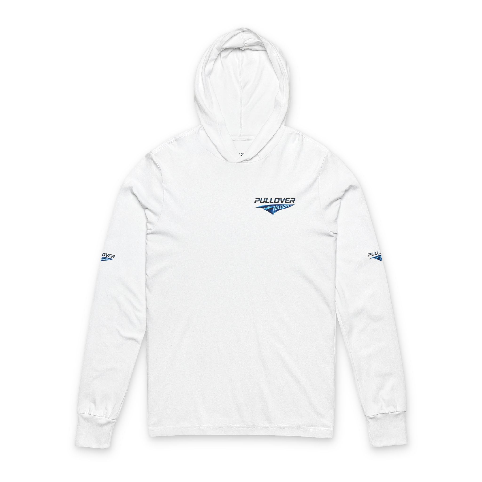 Nation Logo Hooded Long Sleeve Tee