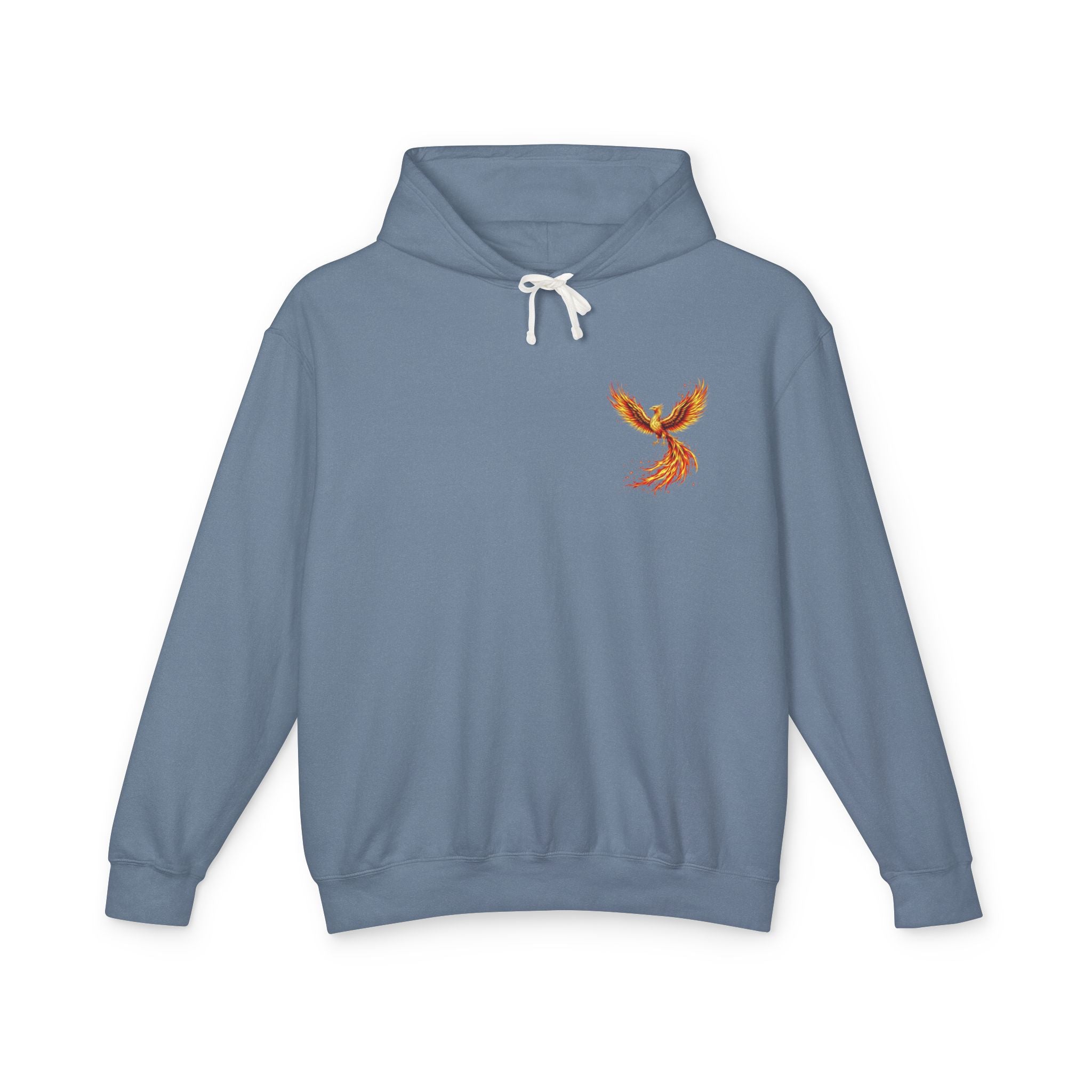 Phoenix Survivor Hoodie — Red Fiery Phoenix Design