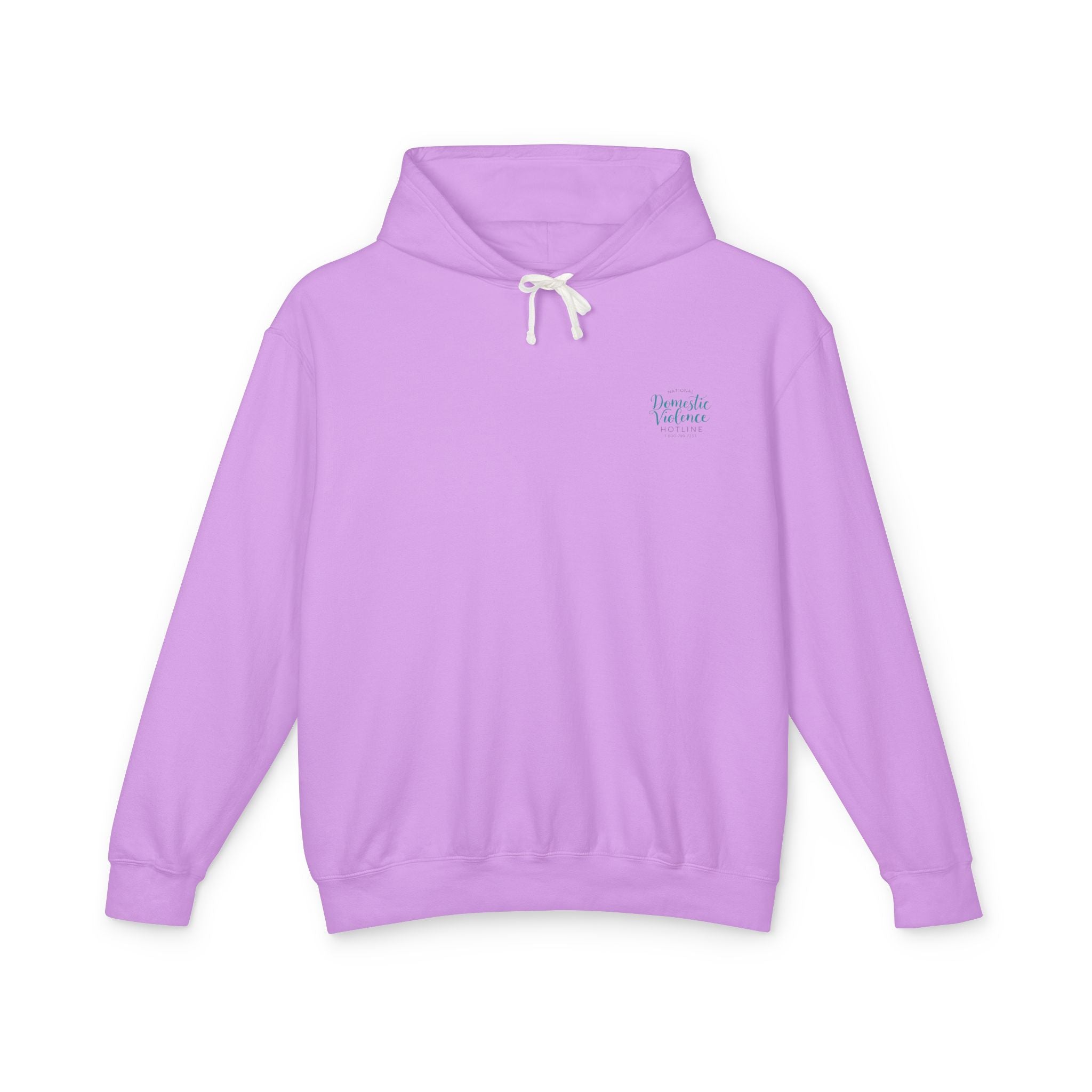 Domestic Violence Hotline Hoodie — National Support Sweatshirt with 1-800-799-7233