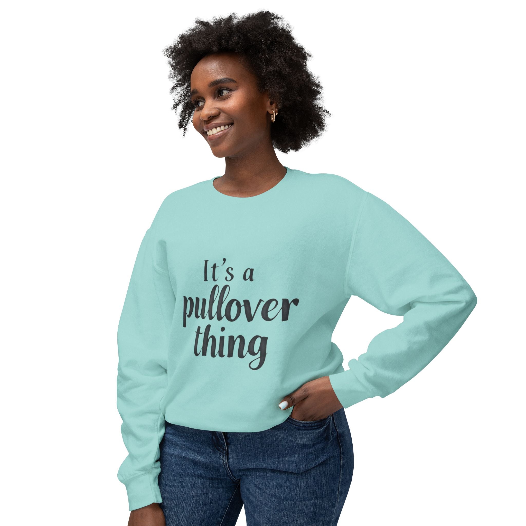Pullover Thing Sweatshirt — Lightweight Crewneck