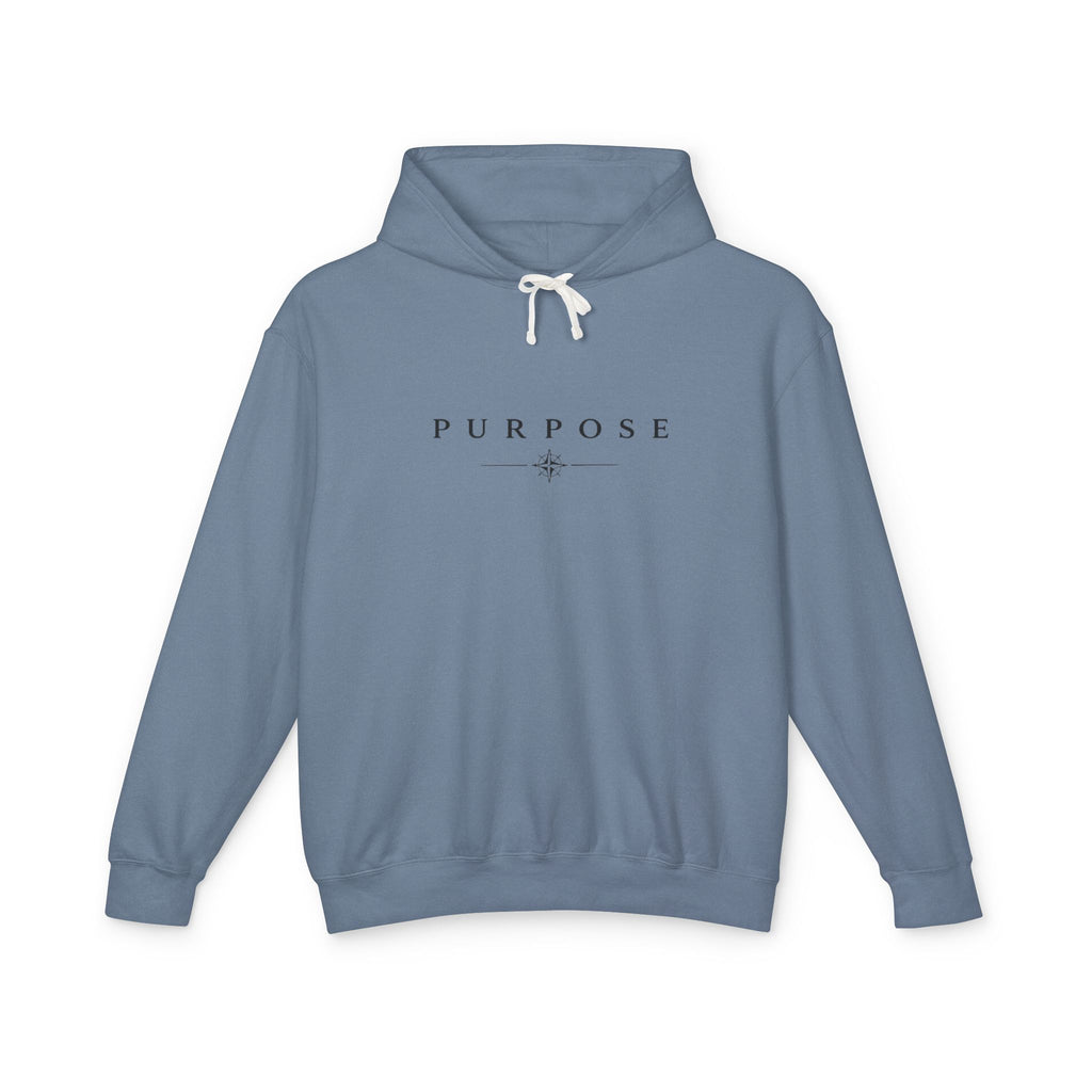 Purpose Minimalist Hoodie — Inspirational Lightweight Pullover