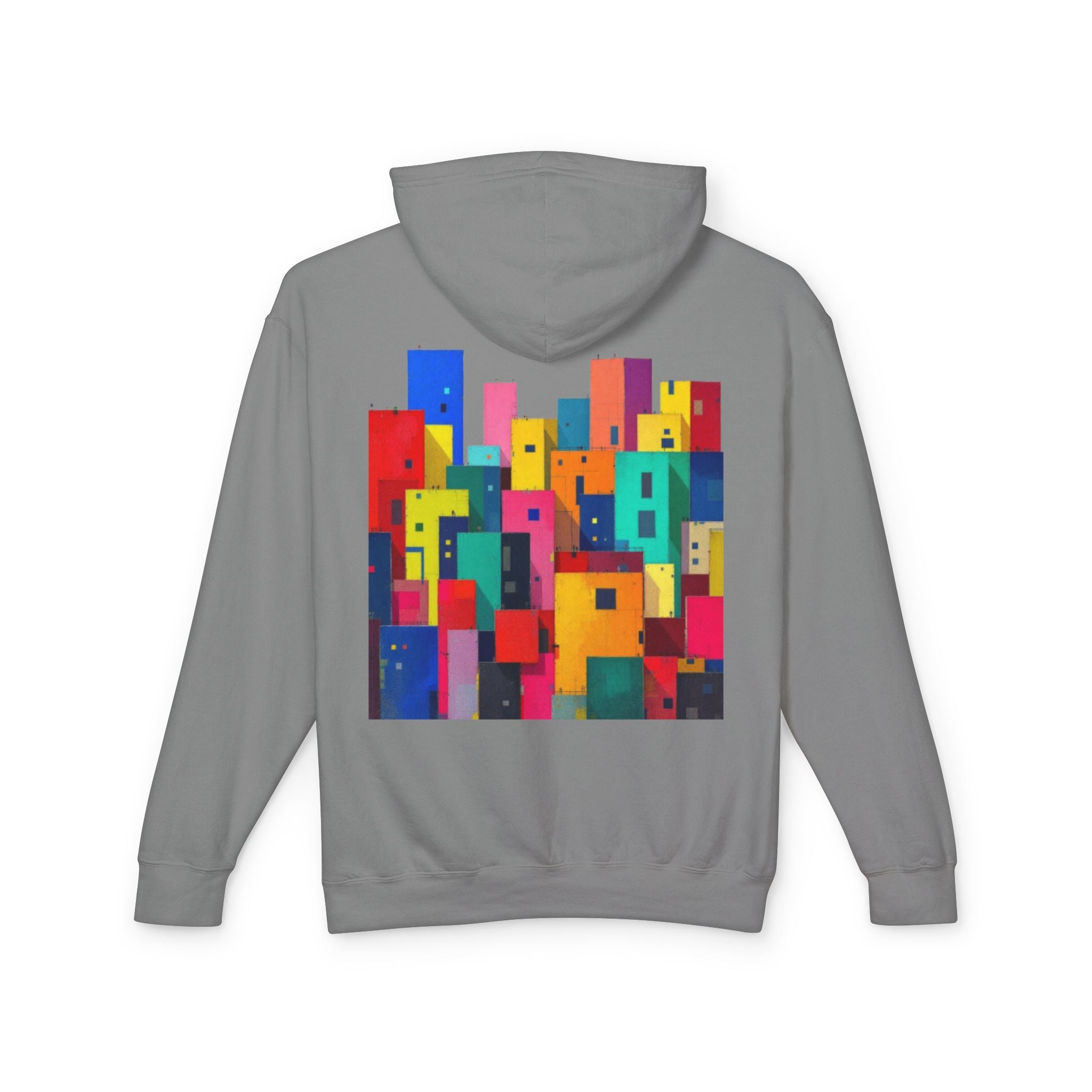 Awareness Block Design Hoodie — Lightweight Hooded Sweatshirt for Causes