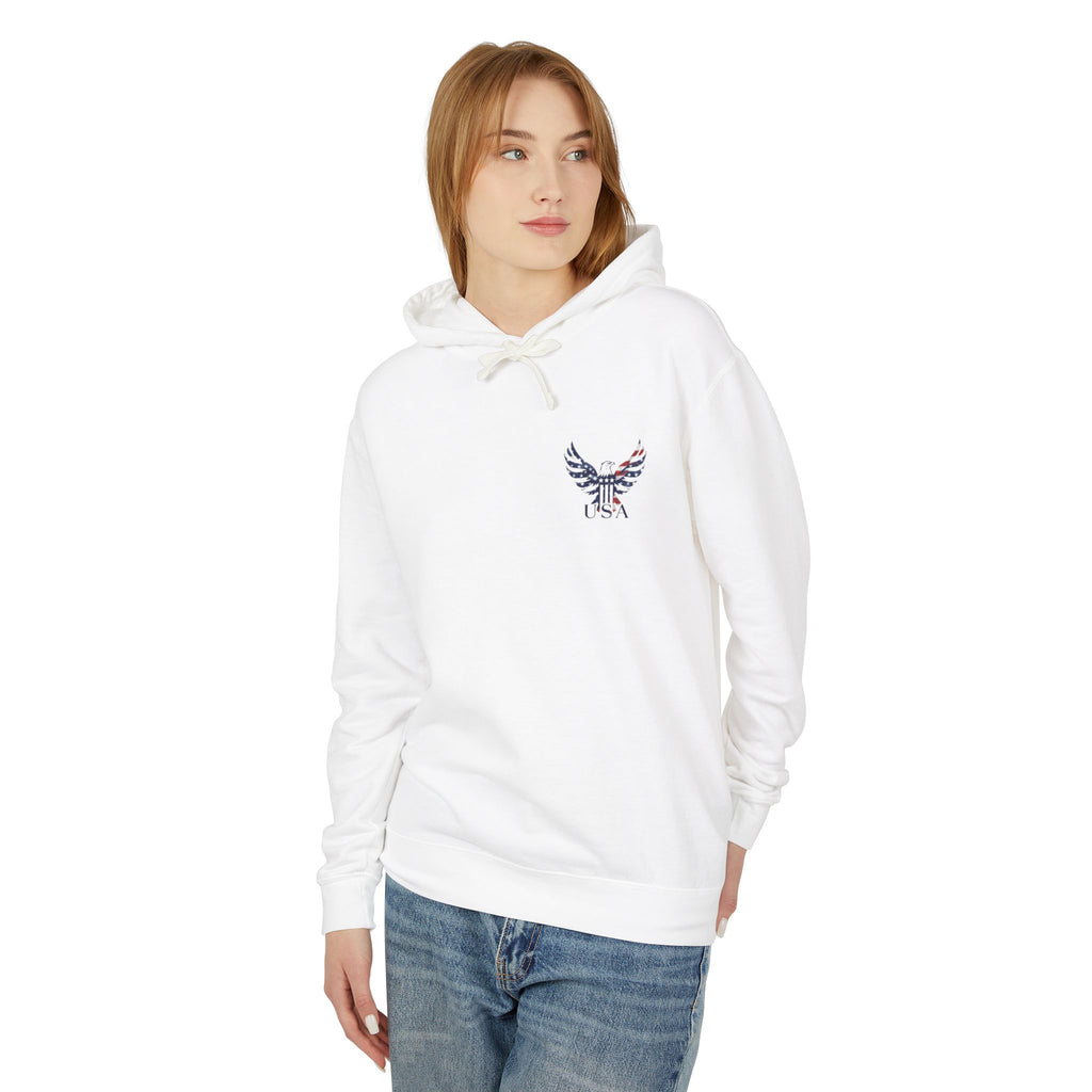 Patriotic USA Eagle Hoodie — Support U.S. Armed Forces