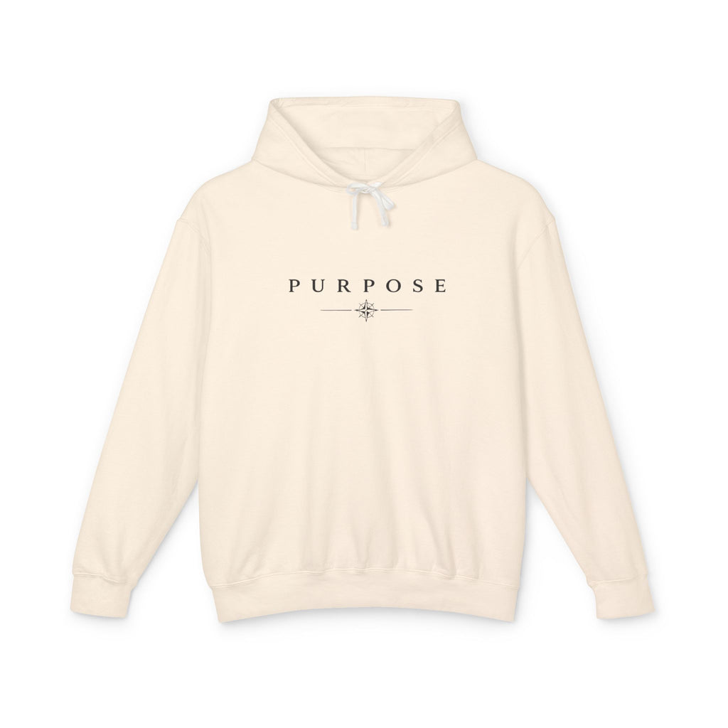 Purpose Minimalist Hoodie — Inspirational Lightweight Pullover