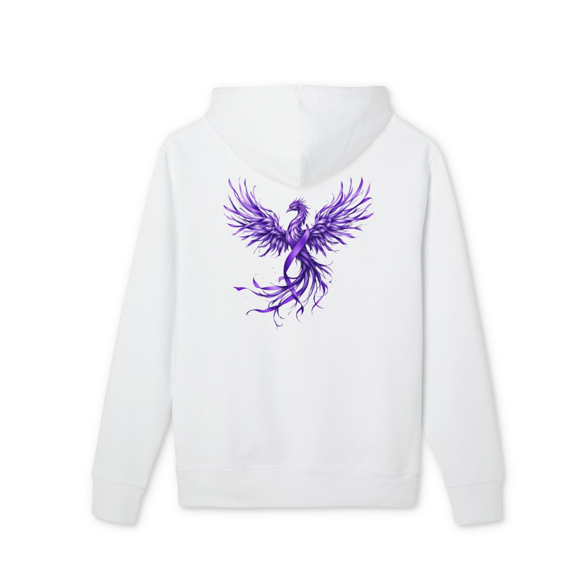 Purple Phoenix Hoodie — Domestic Violence Awareness Ribbon