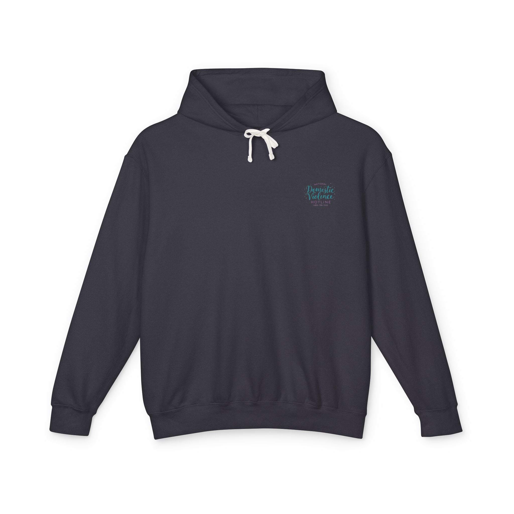 Domestic Violence Hotline Hoodie — National Support Sweatshirt with 1-800-799-7233