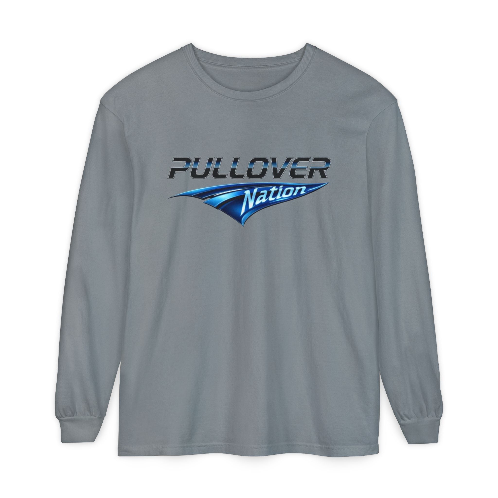 Long Sleeve T-Shirt with Pullover Nation Logo