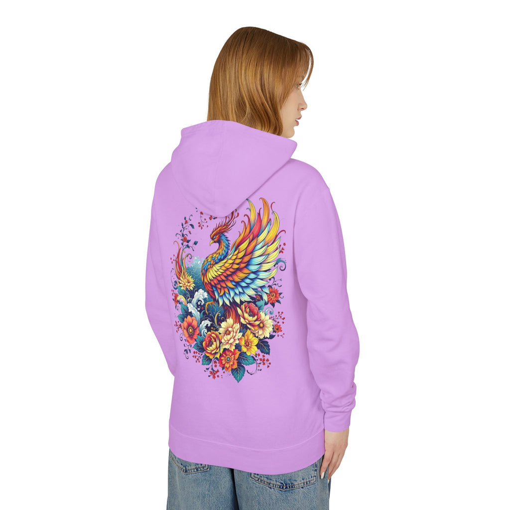 Phoenix Floral Hoodie for Strength and Survivors