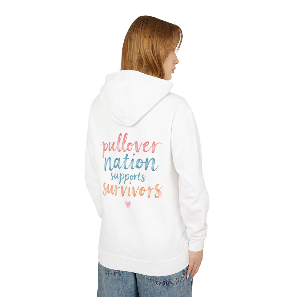 Pullover Nation Supports Survivors Hoodie — Awareness Support Sweatshirt