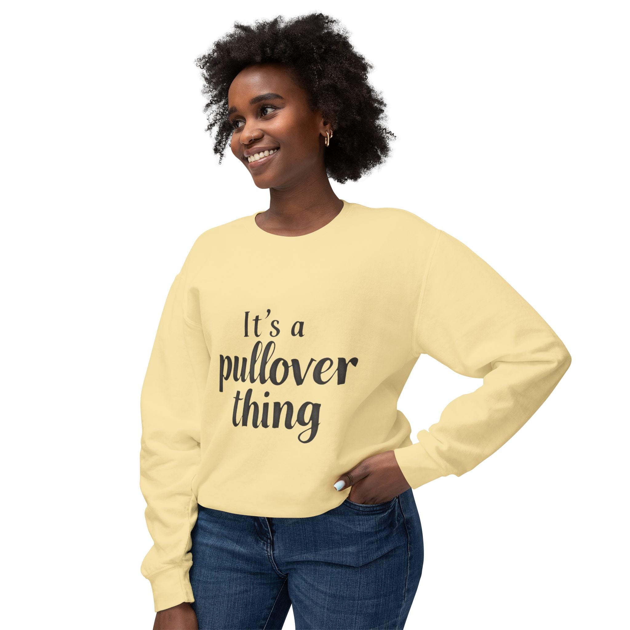 Pullover Thing Sweatshirt — Lightweight Crewneck