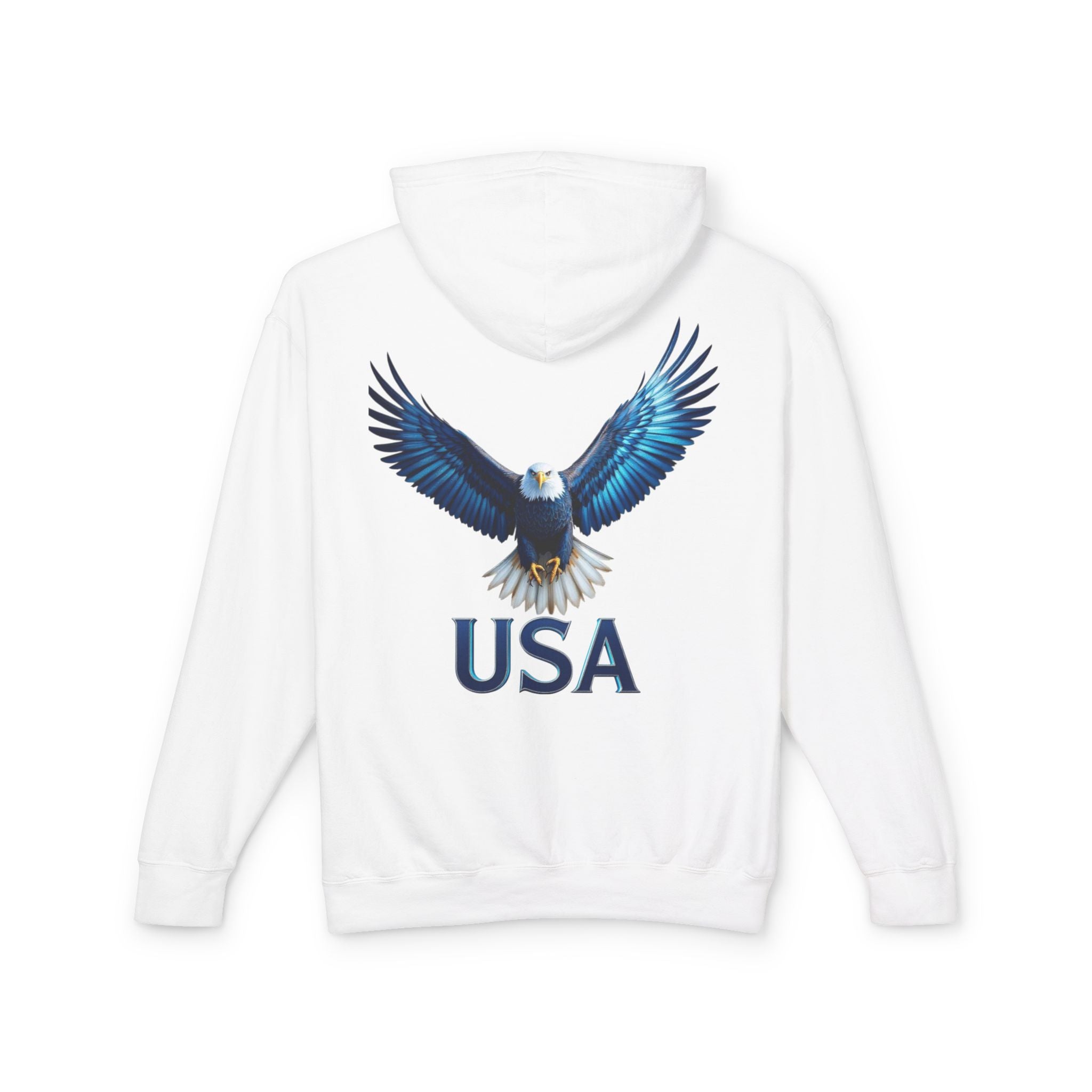 USA Metallic Eagle Hooded Sweatshirt — US Armed Forces Tribute