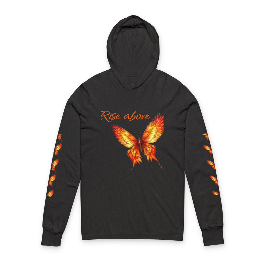 Rise Above Butterfly Effect Hooded Long Sleeve Tee