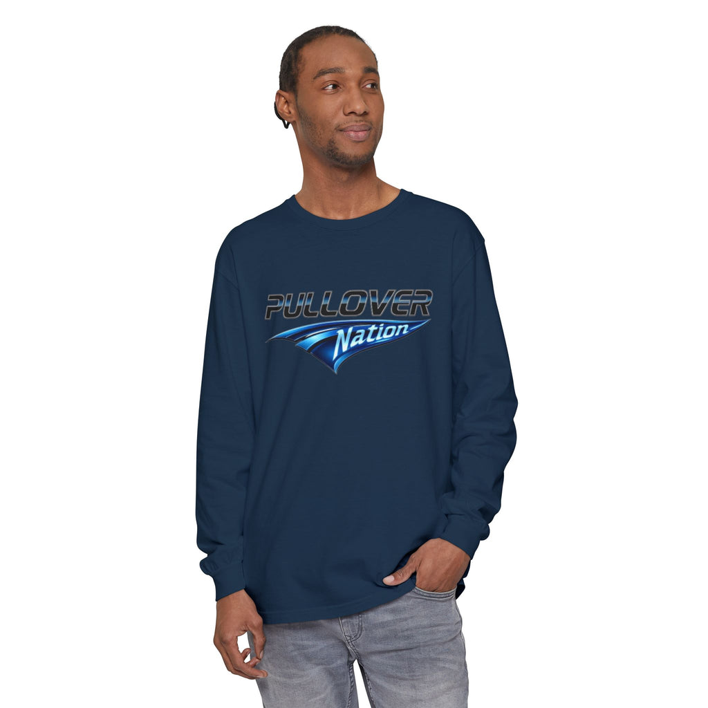 Long Sleeve T-Shirt with Pullover Nation Logo