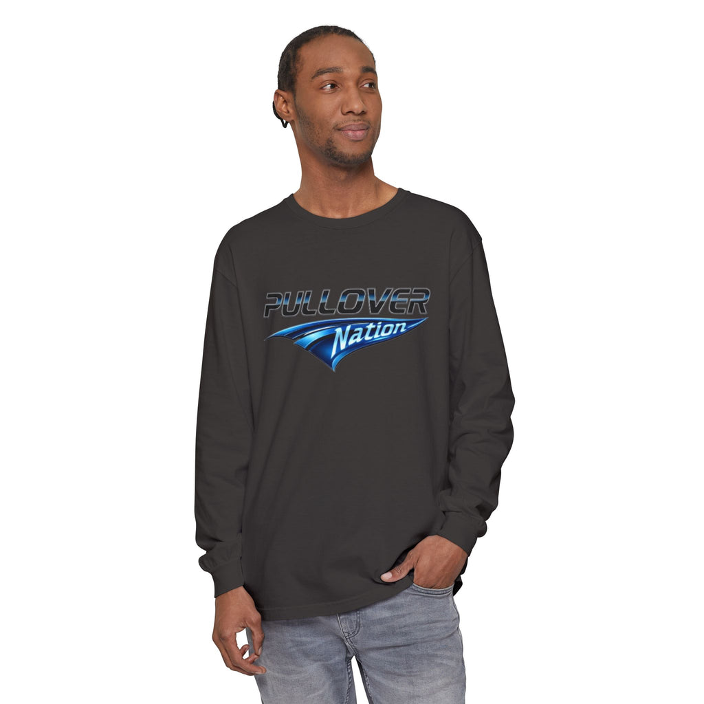 Long Sleeve T-Shirt with Pullover Nation Logo