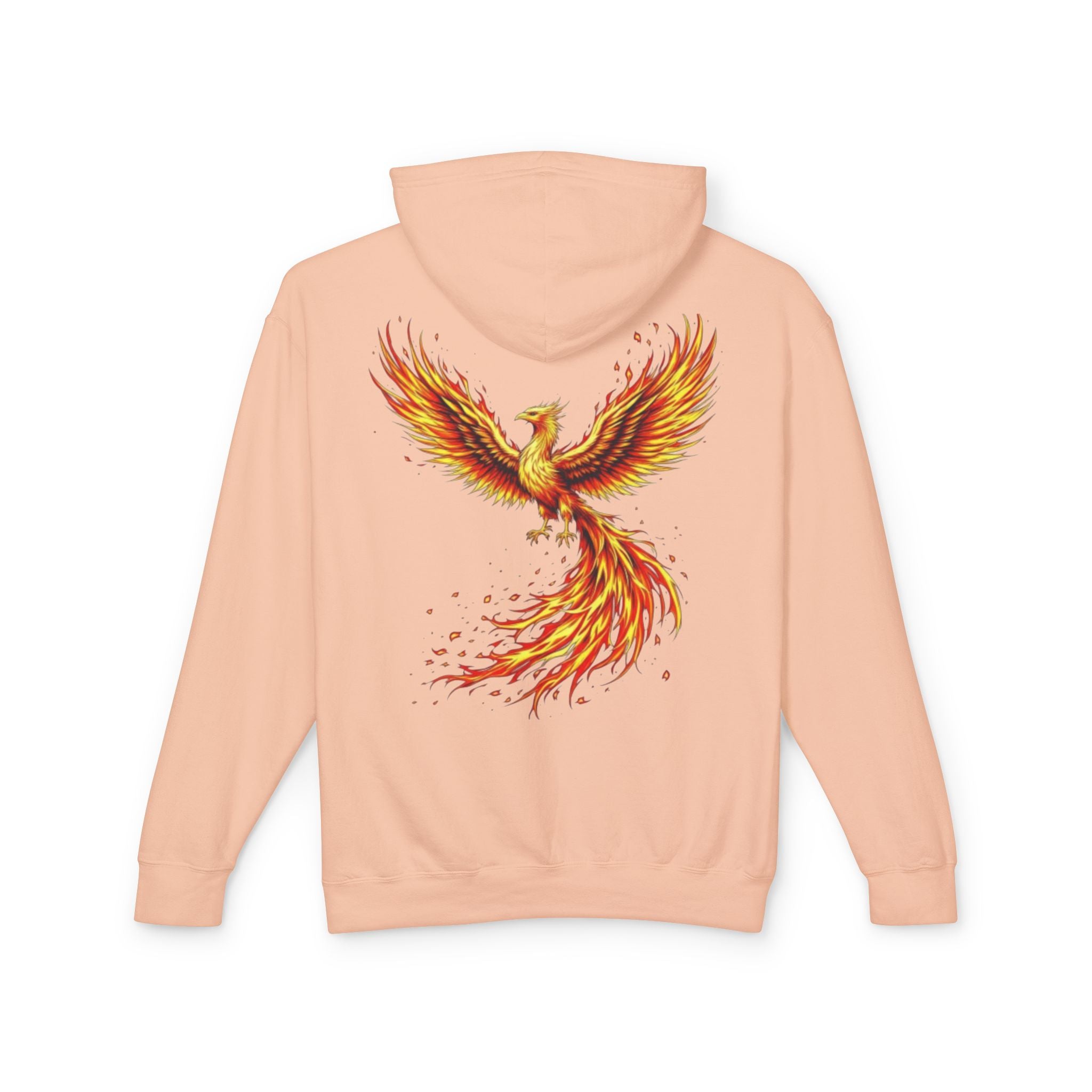 Phoenix Survivor Hoodie — Red Fiery Phoenix Design