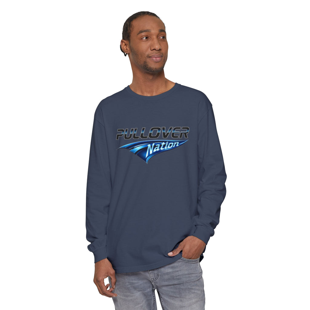 Long Sleeve T-Shirt with Pullover Nation Logo