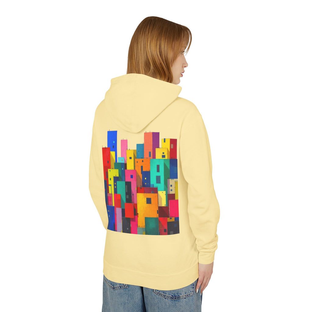 Awareness Block Design Hoodie — Lightweight Hooded Sweatshirt for Causes