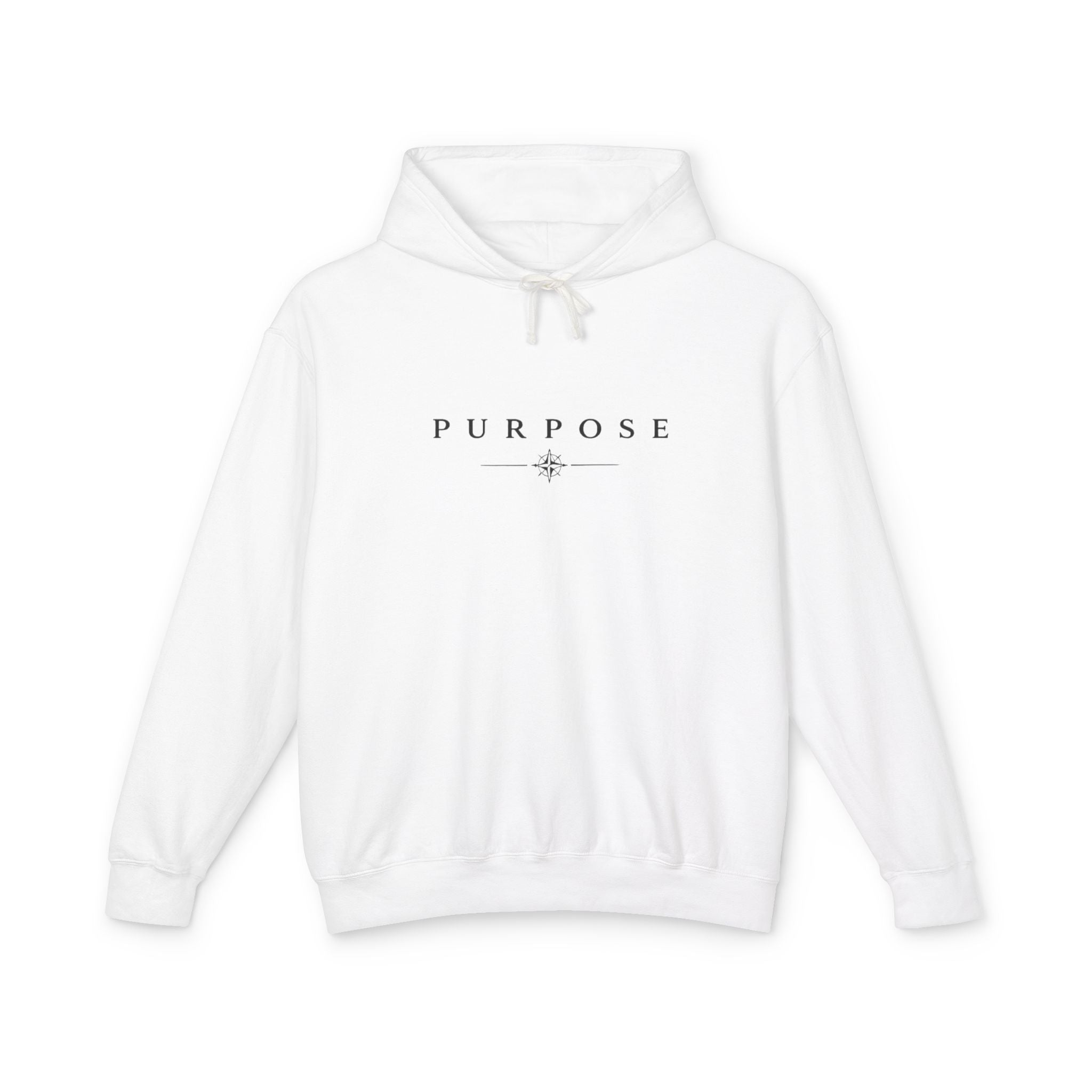 Purpose Minimalist Hoodie — Inspirational Lightweight Pullover