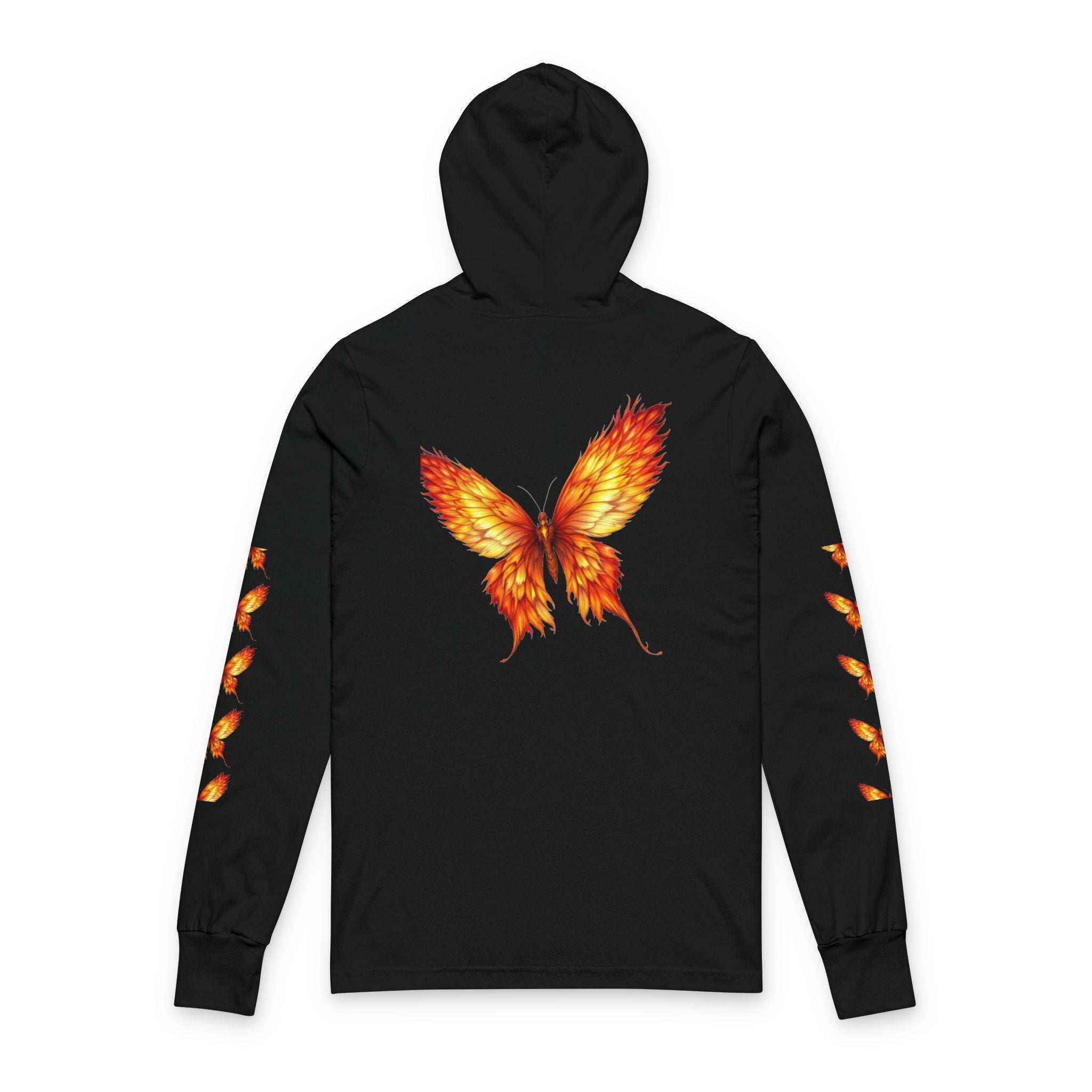 Rise Above Butterfly Effect Hooded Long Sleeve Tee