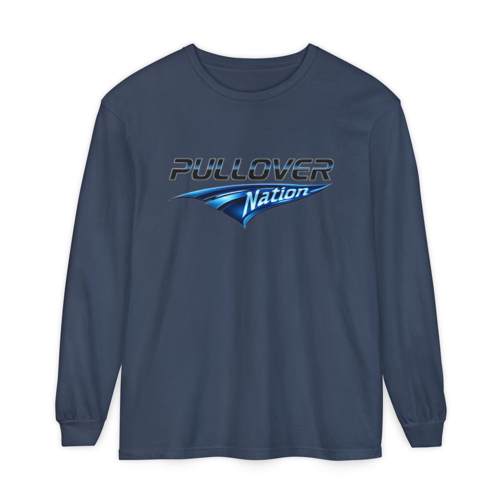 Long Sleeve T-Shirt with Pullover Nation Logo