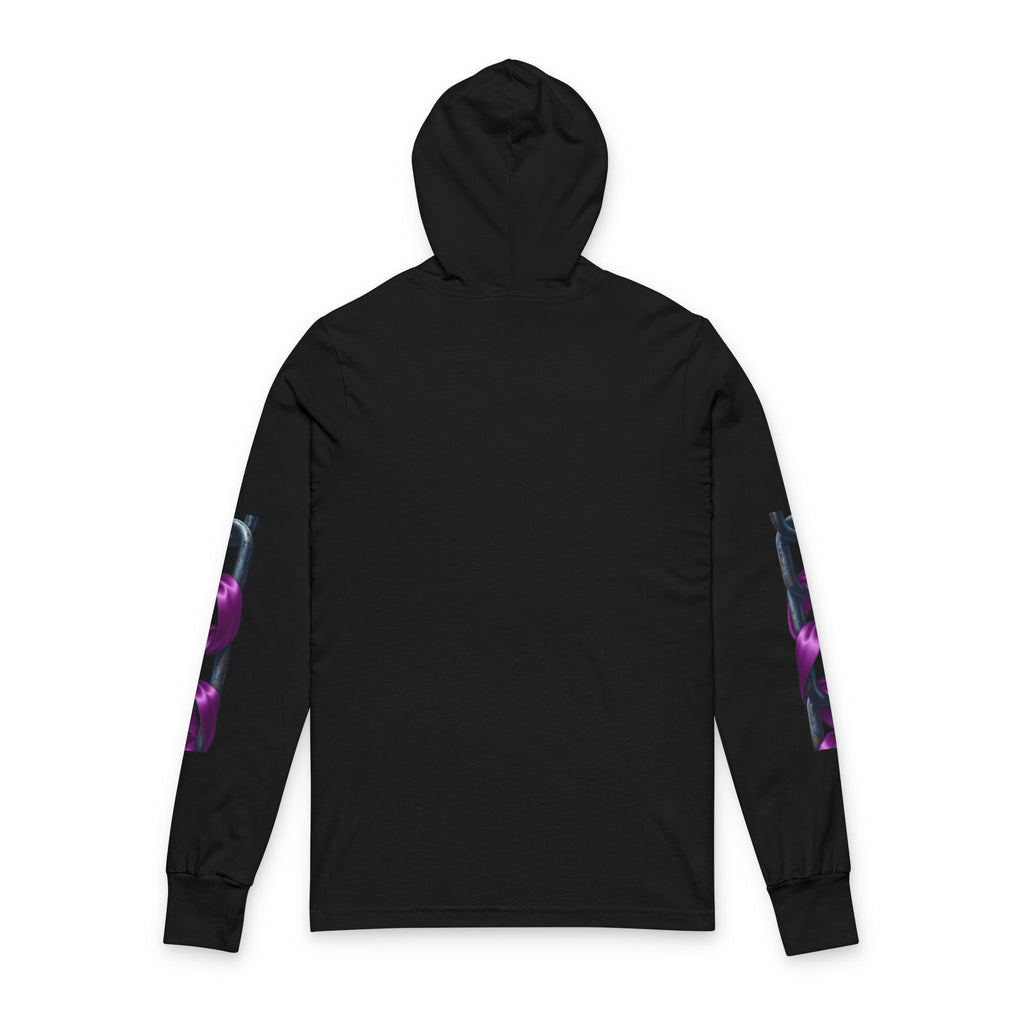 Domestic Violence Awareness Chain & Ribbon Hooded Tee