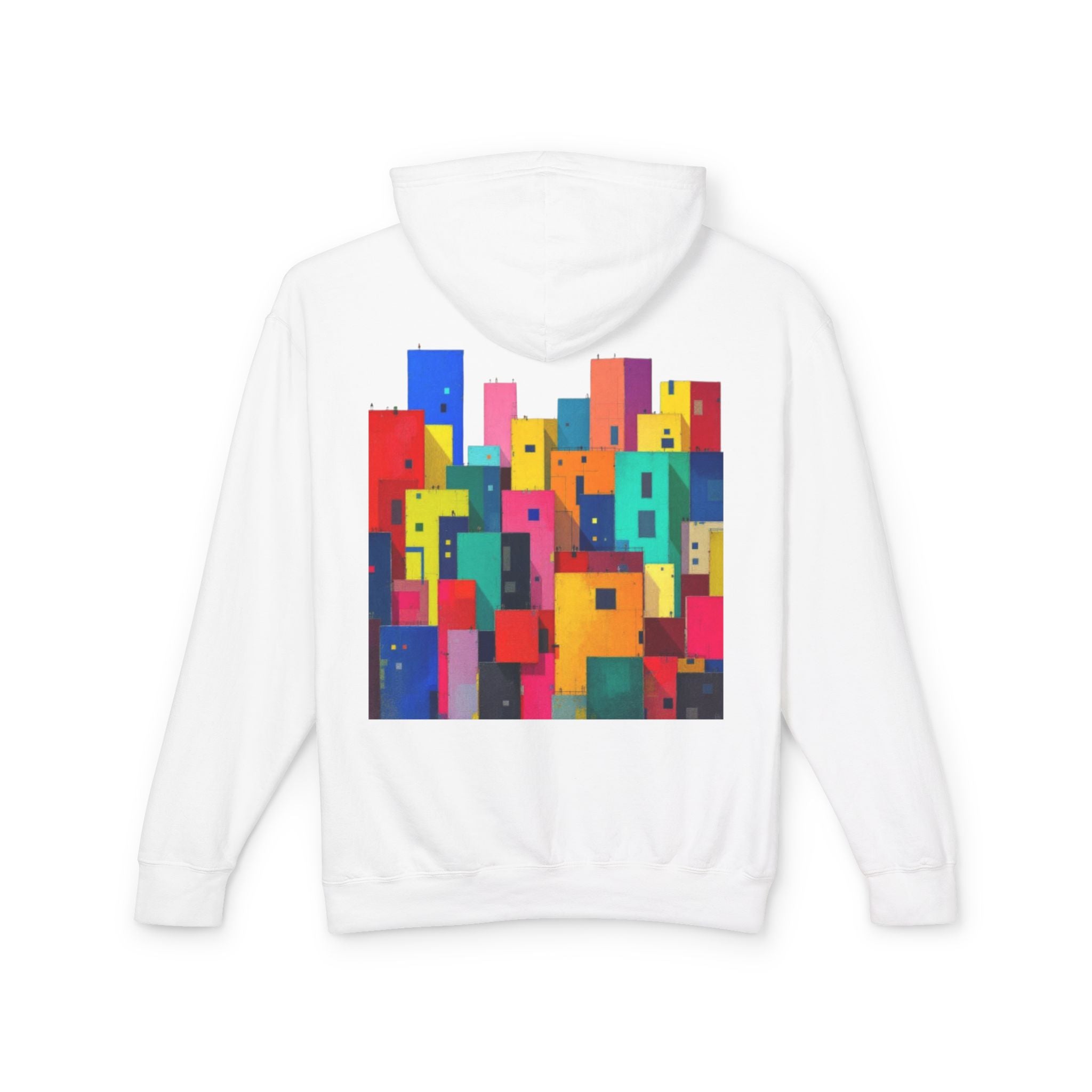 Awareness Block Design Hoodie — Lightweight Hooded Sweatshirt for Causes