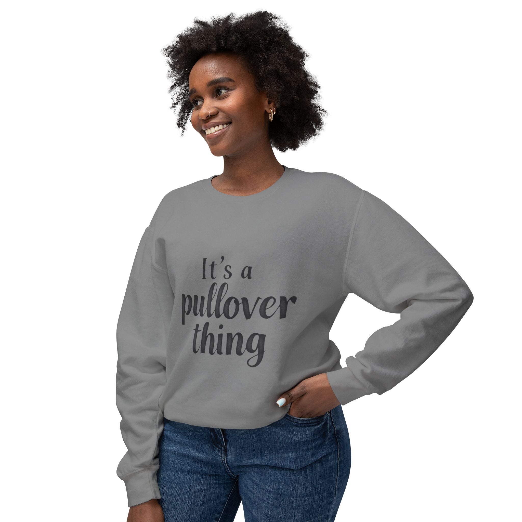 Pullover Thing Sweatshirt — Lightweight Crewneck