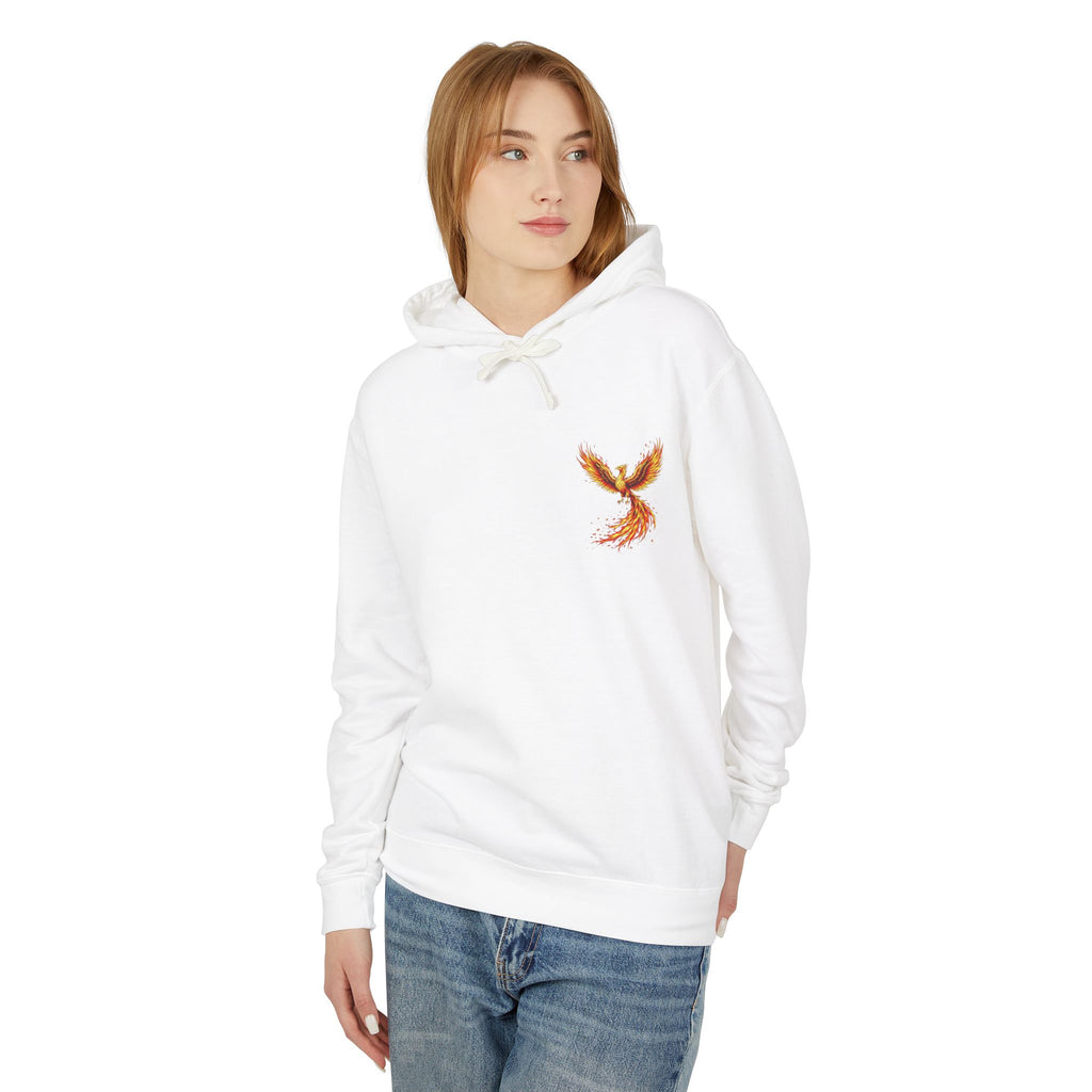 Phoenix Survivor Hoodie — Red Fiery Phoenix Design