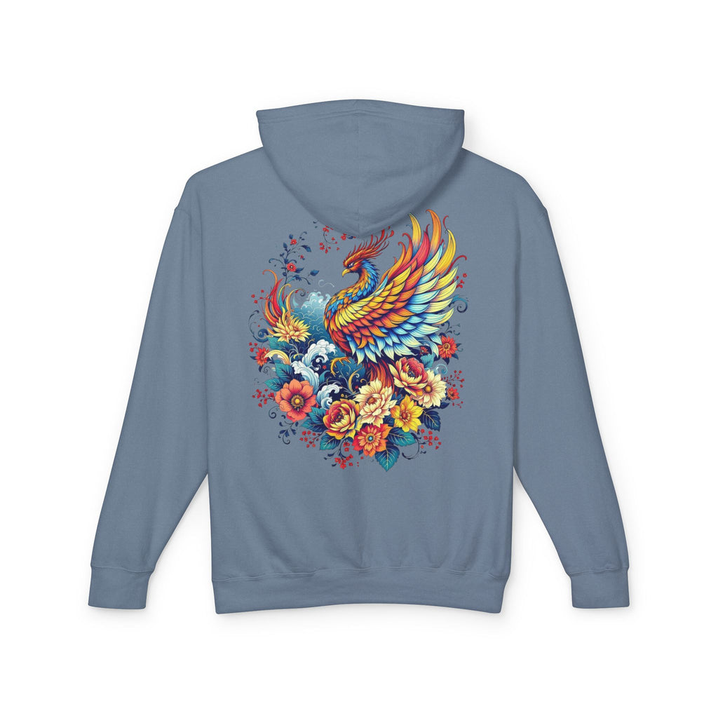Phoenix Floral Hoodie for Strength and Survivors