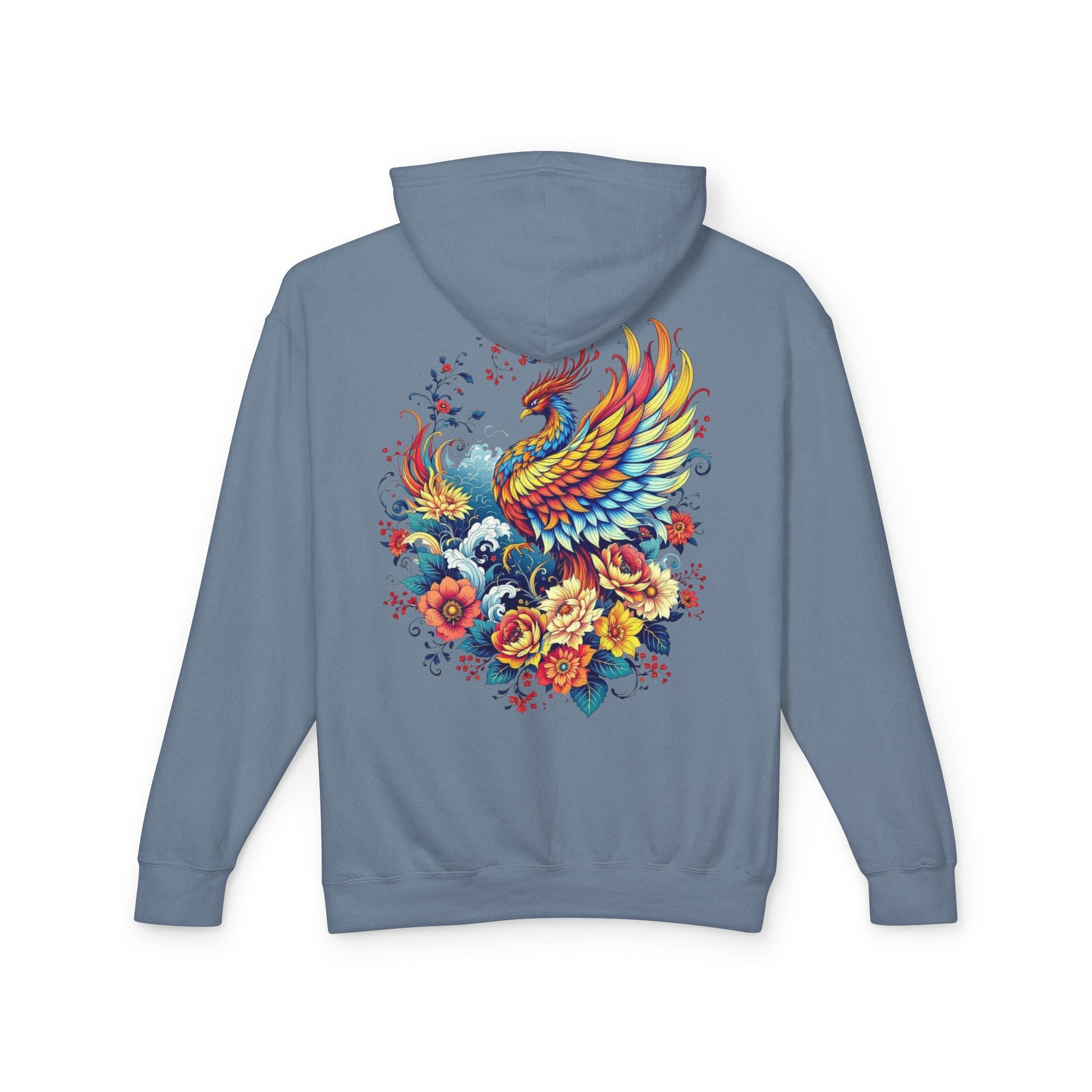 Phoenix Floral Hoodie for Strength and Survivors