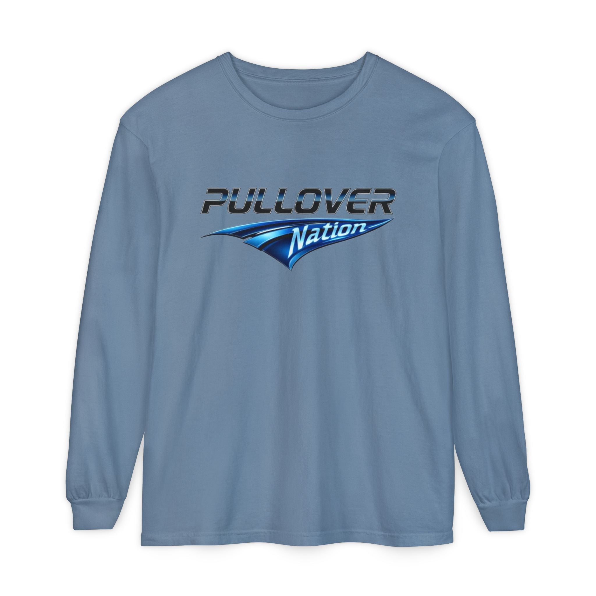 Long Sleeve T-Shirt with Pullover Nation Logo