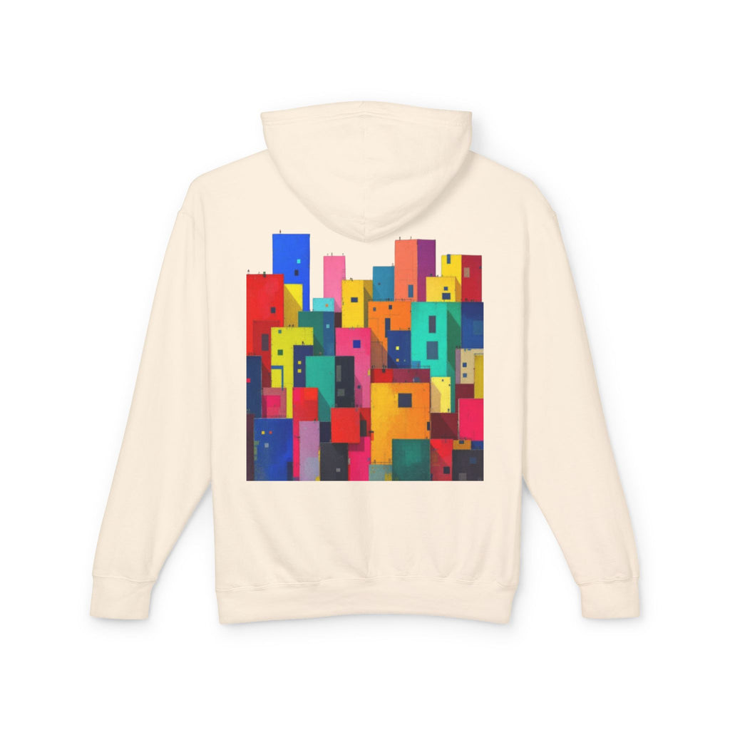 Awareness Block Design Hoodie — Lightweight Hooded Sweatshirt for Causes