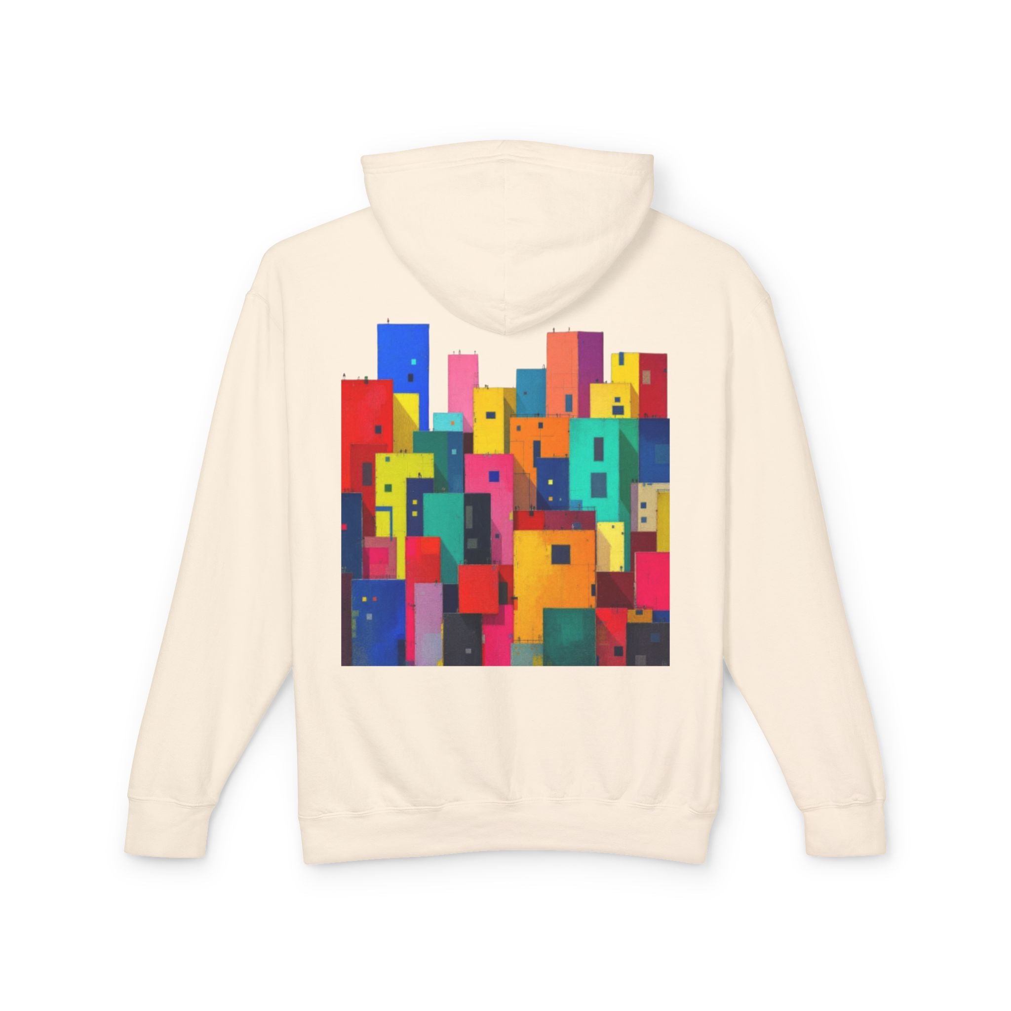 Awareness Block Design Hoodie — Lightweight Hooded Sweatshirt for Causes