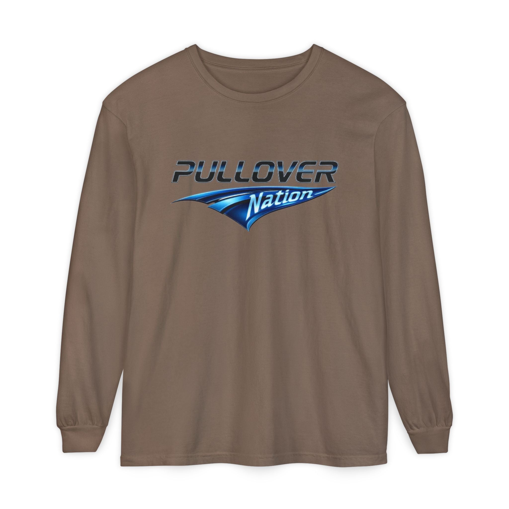 Long Sleeve T-Shirt with Pullover Nation Logo