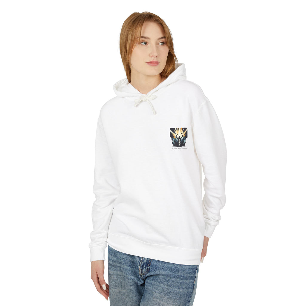 Hoodie - Break the Silence Lightweight Unisex Hooded Sweatshirt