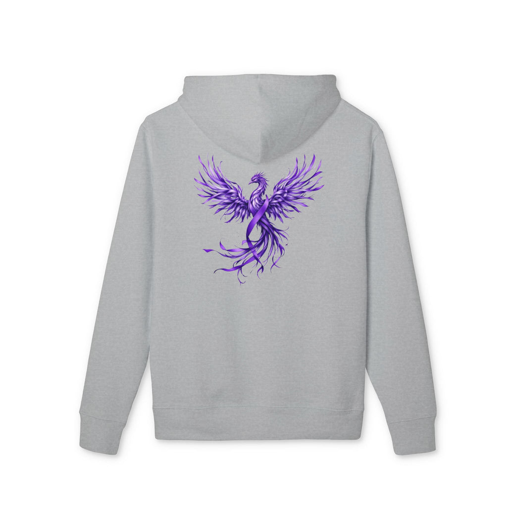 Purple Phoenix Hoodie — Domestic Violence Awareness Ribbon