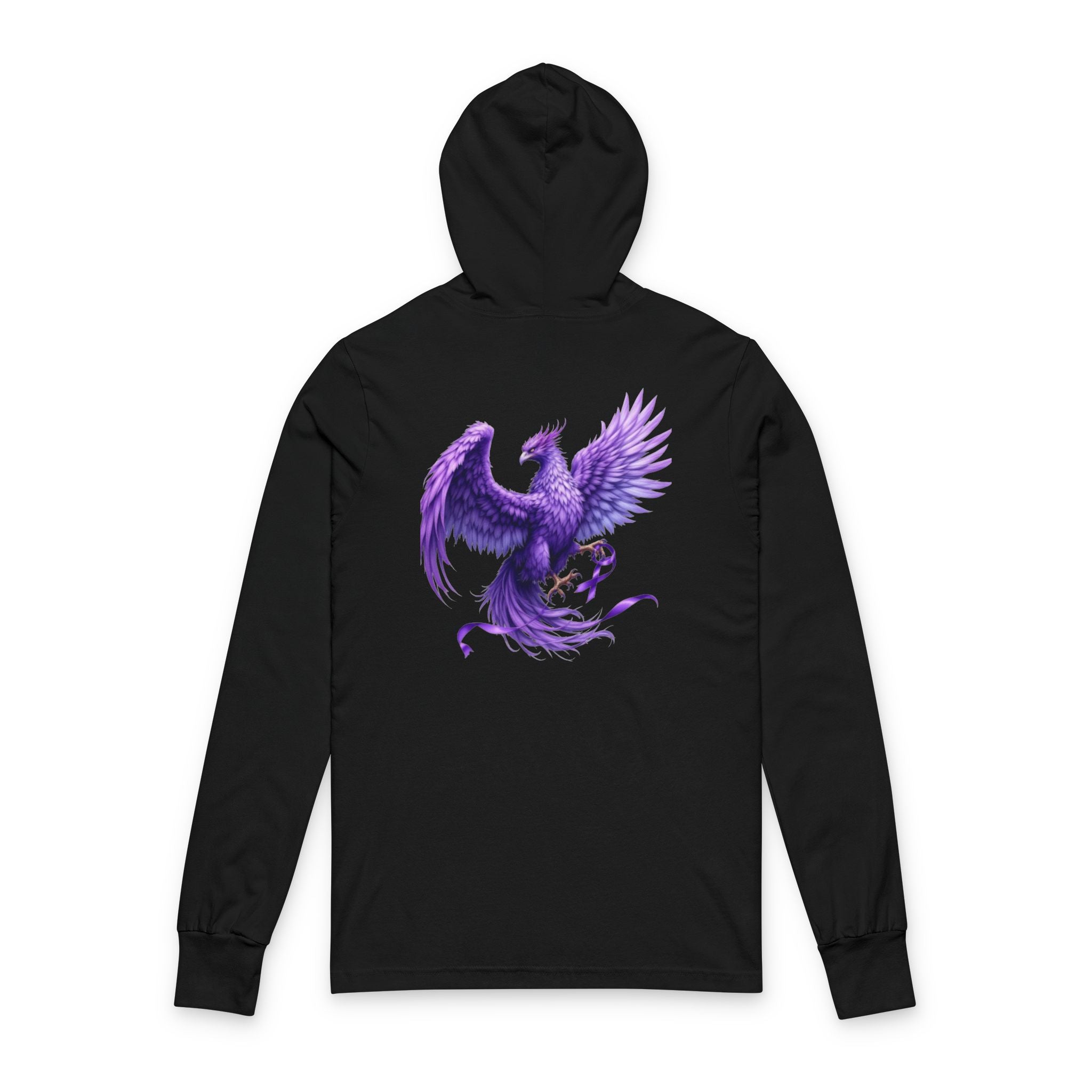 Domestic Violence Awareness Purple Phoenix Hoodie Tee — Purple Ribbon Tee