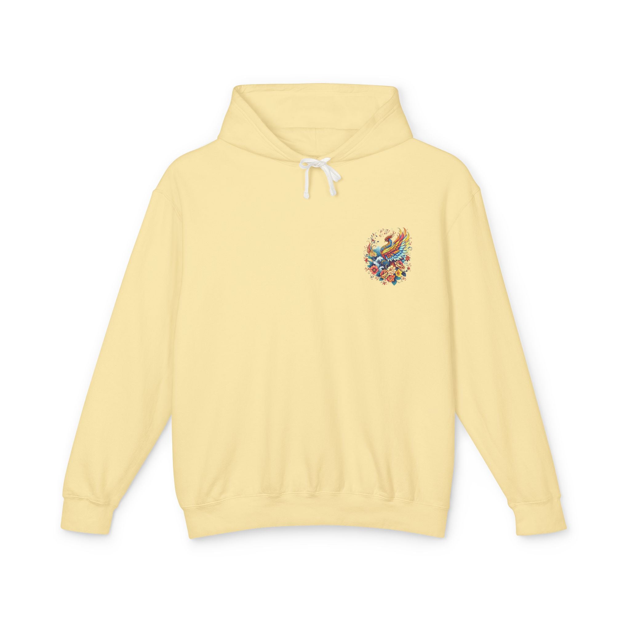 Phoenix Floral Hoodie for Strength and Survivors