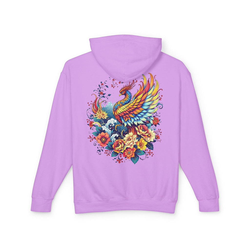 Phoenix Floral Hoodie for Strength and Survivors