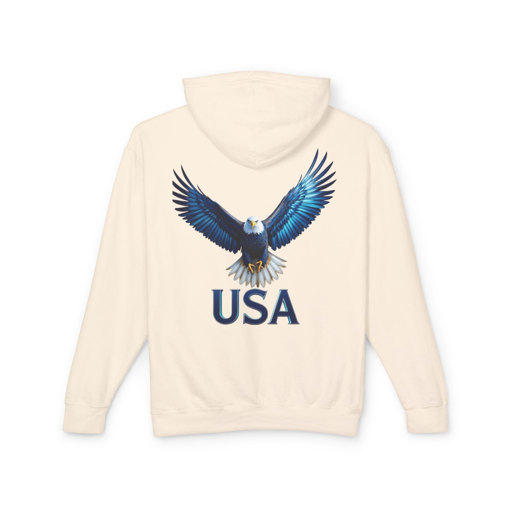 USA Metallic Eagle Hooded Sweatshirt — US Armed Forces Tribute