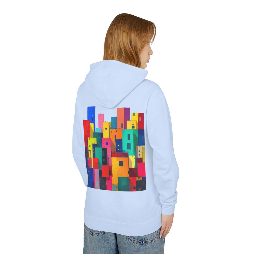Awareness Block Design Hoodie — Lightweight Hooded Sweatshirt for Causes