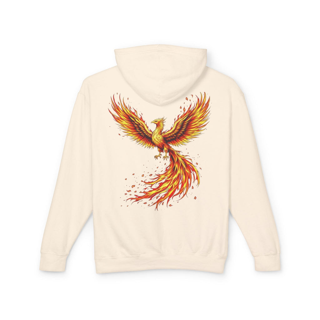 Phoenix Survivor Hoodie — Red Fiery Phoenix Design