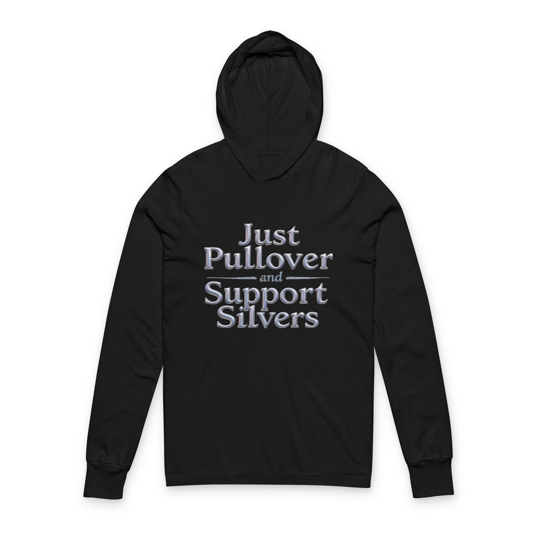 Support a Silver Hooded Tee — Pullover for Silvers Project (100% Proceeds to Seniors)