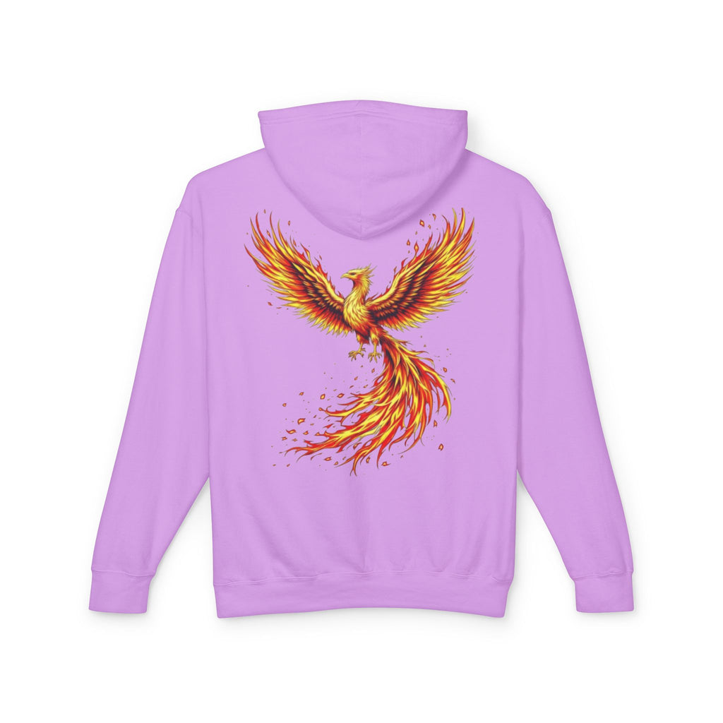 Phoenix Survivor Hoodie — Red Fiery Phoenix Design