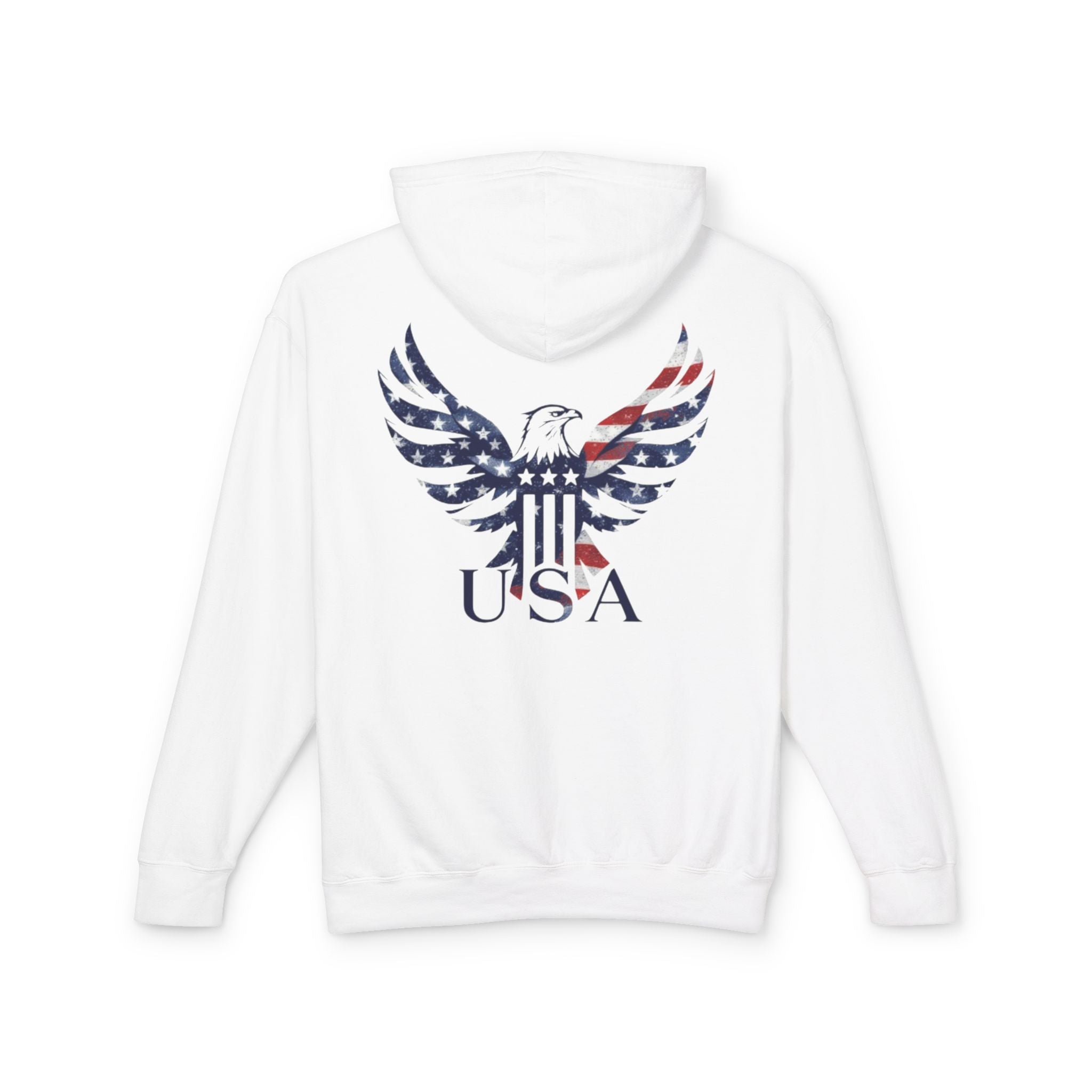 Patriotic USA Eagle Hoodie — Support U.S. Armed Forces
