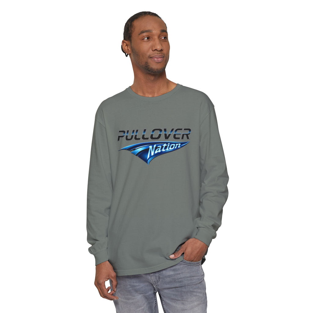 Long Sleeve T-Shirt with Pullover Nation Logo