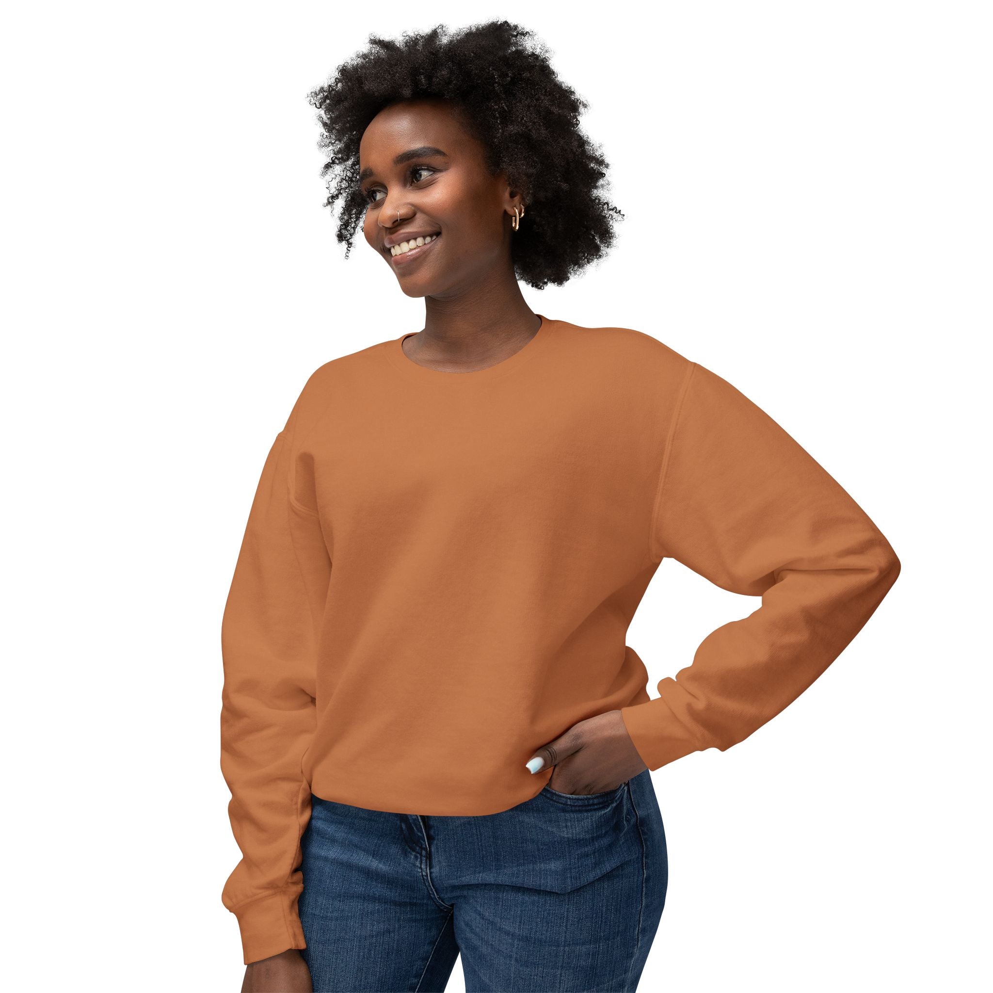 Hope and Change Crewneck Sweatshirt — Diverse Raised Hands Illustration, Unity & Support Graphic Pullover