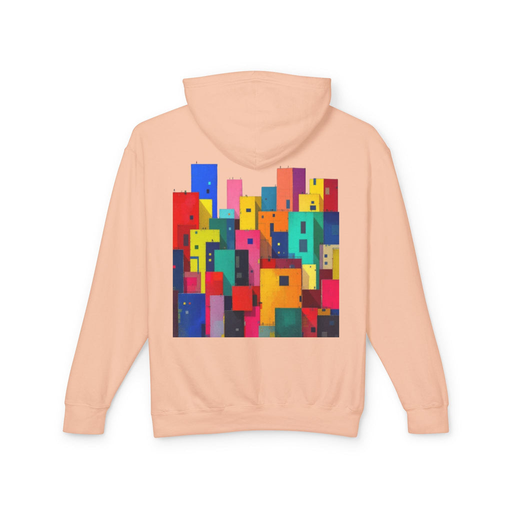 Awareness Block Design Hoodie — Lightweight Hooded Sweatshirt for Causes