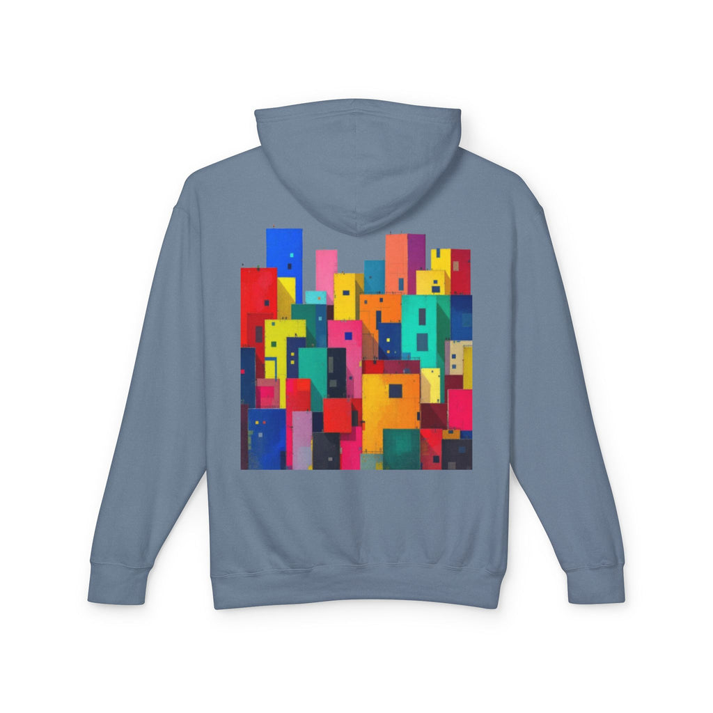 Awareness Block Design Hoodie — Lightweight Hooded Sweatshirt for Causes
