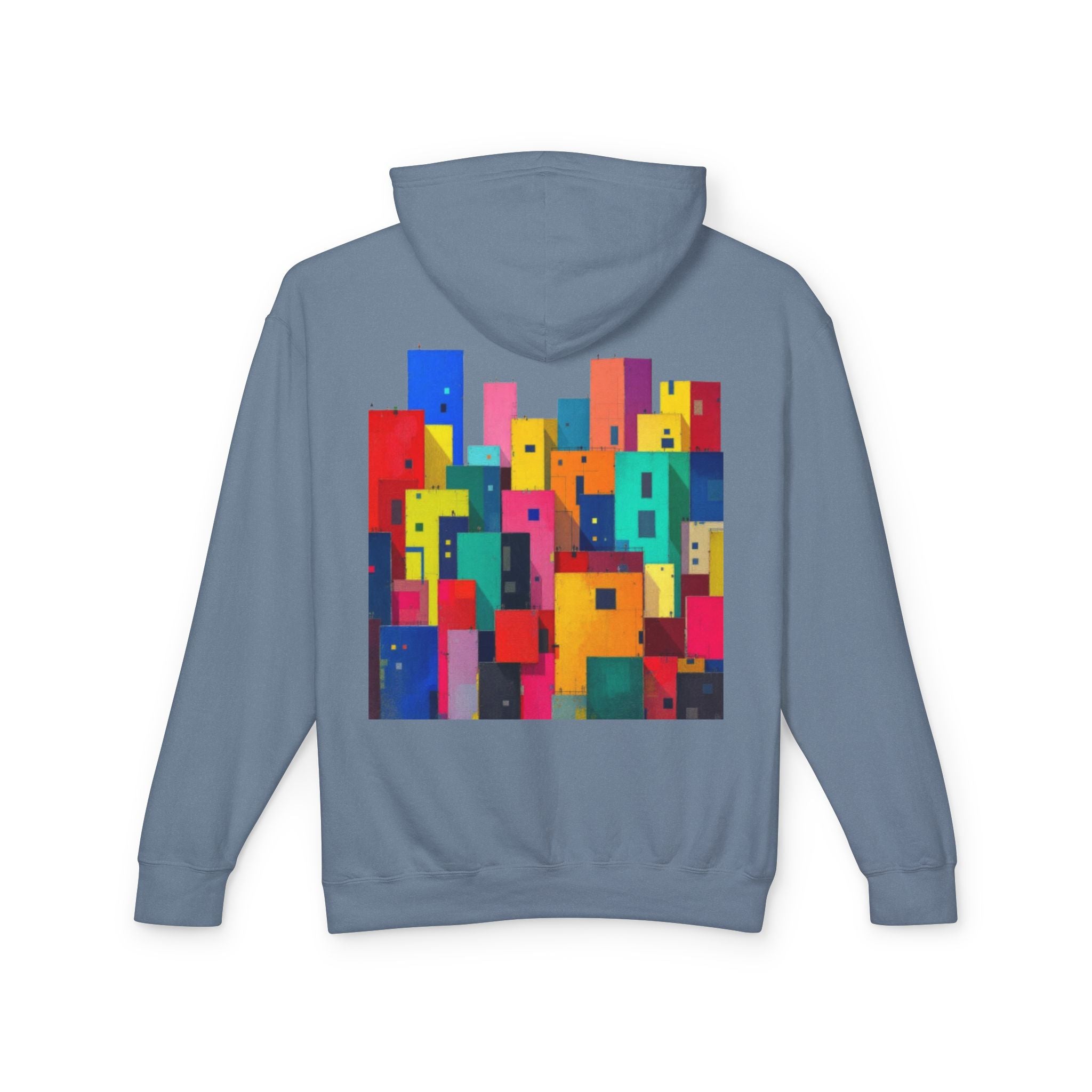 Awareness Block Design Hoodie — Lightweight Hooded Sweatshirt for Causes